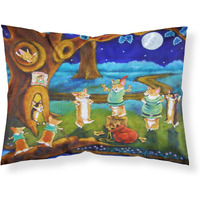 "Caroline's Treasures Corgi Robin Hood Fabric Standard Pillowcase 7415PILLOWCASE, Multicolor"