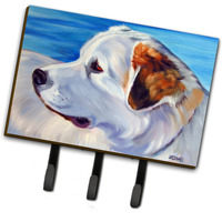 "Caroline's Treasures Pyrenees at the Beach Leash or Key Holder 7417TH68, Triple, Multicolor"
