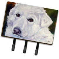 "Caroline's Treasures Pyrenees Contemplation Leash or Key Holder 7418TH68, Triple, Multicolor"