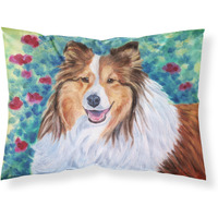 "Caroline's Treasures Sheltie Fabric Standard Pillowcase 7424PILLOWCASE, Multicolor"
