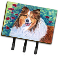 "Caroline's Treasures Sheltie Leash or Key Holder 7424TH68, Triple, Multicolor"