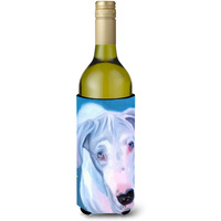 "Caroline's Treasures 7440LITERK ""White Great Dane"" Wine Bottle Hugger Koozie, 750ml, Multicolor"