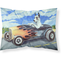 "Caroline's Treasures 7502PILLOWCASE Great Dane Moisture Wicking Fabric Standard Pillowcase, Large, Multicolor"