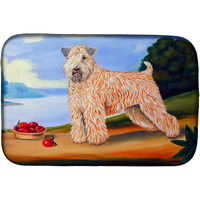 "Caroline's Treasures Wheaten Terrier Soft Coated Dish Drying Mat, 14"" x 21"", Multicolor"