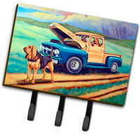 "Caroline's Treasures 7513TH68 Bloodhound Leash Holder or Key Hook, Large, Multicolor"