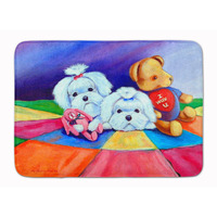 "Caroline's Treasures Maltese Floor Mat, 19"" x 27"", Multicolor"