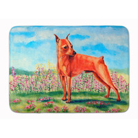 "Caroline's Treasures Min Pin Floor Mat, 19"" x 27"", Multicolor"