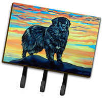 "Caroline's Treasures 7518TH68 Newfoundland Leash Holder or Key Hook, Large, Multicolor"