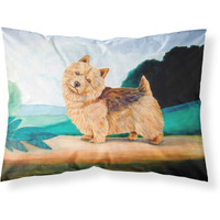 "Caroline's Treasures 7519PILLOWCASE Norwich Terrier Moisture Wicking Fabric Standard Pillowcase, Large, Multicolor"