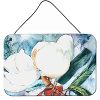 "Caroline's Treasures 8001DS812 Flower-Magnolia Indoor Aluminum Metal Wall or Door Hanging Prints, 8 x 12"", Multicolor"