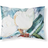 "Caroline's Treasures 8001PILLOWCASE Flower-Magnolia Moisture Wicking Fabric Standard Pillowcase, Large, Multicolor"