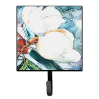 "Caroline's Treasures 8001SH4 Flower-Magnolia Leash Holder or Key Hook, Small, Multicolor"