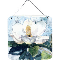 "Caroline's Treasures 8003DS66 Flower-Magnolia Aluminum Metal Wall or Door Hanging Prints, 6 x 6"", Multicolor"