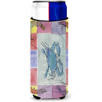Crab and Shrimp Ultra Beverage Insulators for slim cans 8021MUK