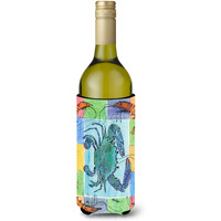 Crab and Shrimp Wine Bottle Beverage Insulator Beverage Insulator Hugger 8040LITERK