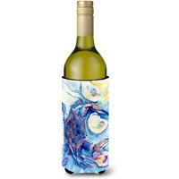 Crab and oyster Wine Bottle Beverage Insulator Beverage Insulator Hugger
