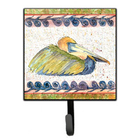 "Caroline's Treasures 8053SH4 Bird-Pelican Leash Holder or Key Hook, Small, Multicolor"