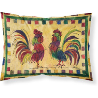 "Caroline's Treasures 8062PILLOWCASE Bird-Rooster Moisture Wicking Fabric Standard Pillowcase, Large, Multicolor"