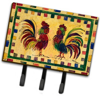"Caroline's Treasures 8062TH68 Bird-Rooster Leash Holder or Key Hook, Large, Multicolor"