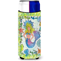 Blonde Funky Mermaid Ultra Beverage Insulators for slim cans 8080MUK
