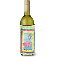 Flamingo Wine Bottle Beverage Insulator Beverage Insulator Hugger