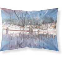 "Caroline's Treasures 8112PILLOWCASE Harbor Moisture Wicking Fabric Standard Pillowcase, Large, Multicolor"