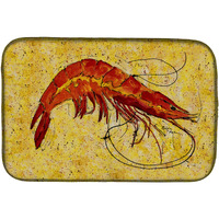 "Caroline's Treasures Shrimp Dish Drying Mat, 14"" x 21"", Multicolor"