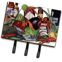 "Caroline's Treasures 8131TH68 Louisiana Spices Leash Holder or Key Hook, Large, Multicolor"
