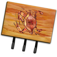 "Caroline's Treasures 8139TH68 Crab Leash or Key Holder, Large, Multicolor"