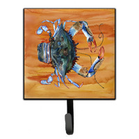 "Caroline's Treasures 8144SH4 Crab Leash Holder or Key Hook, Small, Multicolor"