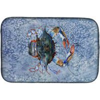 "Caroline's Treasures Crab Dish Drying Mat, 14 X 21, Multicolor"