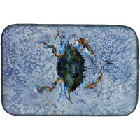 "Caroline's Treasures Crab Dish Drying Mat, 14"" x 21"", Multicolor"