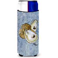 Oyster Cool Blue Water Ultra Beverage Insulators for slim cans 8152MUK