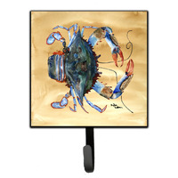 "Caroline's Treasures 8156SH4 Crab Leash Holder or Key Hook, Small, Multicolor"