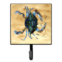 "Caroline's Treasures 8159SH4 Crab Leash Holder or Key Hook, Small, Multicolor"