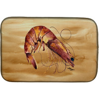 "Caroline's Treasures Shrimp Dish Drying Mat, 14"" x 21"", Multicolor"