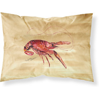 "Caroline's Treasures 8230PILLOWCASE Crawfish Moisture Wicking Fabric Standard Pillowcase, Large, Multicolor"