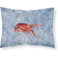 "Caroline's Treasures 8231PILLOWCASE Crawfish Moisture Wicking Fabric Standard Pillowcase, Large, Multicolor"