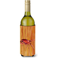 Crawfish Hot and Spicy Wine Bottle Beverage Insulator Beverage Insulator Hugger