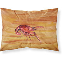 "Caroline's Treasures 8232PILLOWCASE Crawfish Moisture Wicking Fabric Standard Pillowcase, Large, Multicolor"