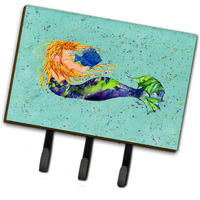 "Caroline's Treasures 8336TH68 Mermaid Leash or Key Holder, Large, Multicolor"