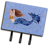 "Caroline's Treasures 8337TH68 Mermaid Leash or Key Holder, Large, Multicolor"