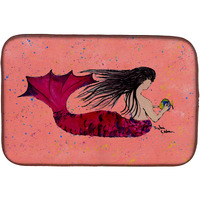 "Caroline's Treasures Mermaid Dish Drying Mat, 14"" x 21"", Multicolor"