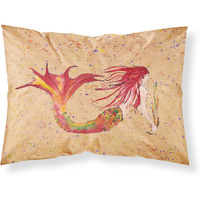 "Caroline's Treasures 8339PILLOWCASE Mermaid Moisture Wicking Fabric Standard Pillowcase, Large, Multicolor"