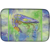 "Caroline's Treasures Shrimp Dish Drying Mat, 14"" x 21"", Multicolor"