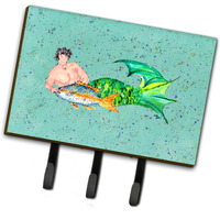 "Caroline's Treasures 8345TH68 Merman Leash or Key Holder, Large, Multicolor"