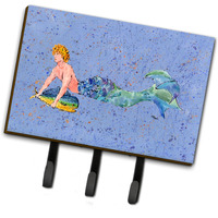 "Caroline's Treasures 8347TH68 Merman Leash or Key Holder, Large, Multicolor"