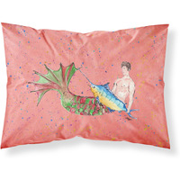 "Caroline's Treasures 8348PILLOWCASE Merman Moisture Wicking Fabric Standard Pillowcase, Large, Multicolor"
