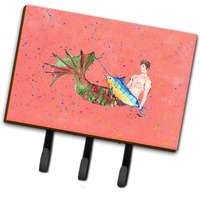 "Caroline's Treasures 8348TH68 Merman Leash or Key Holder, Large, Multicolor"