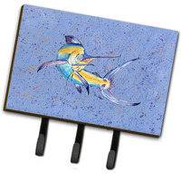 "Caroline's Treasures 8350TH68 Blue Marlin Leash or Key Holder, Large, Multicolor"